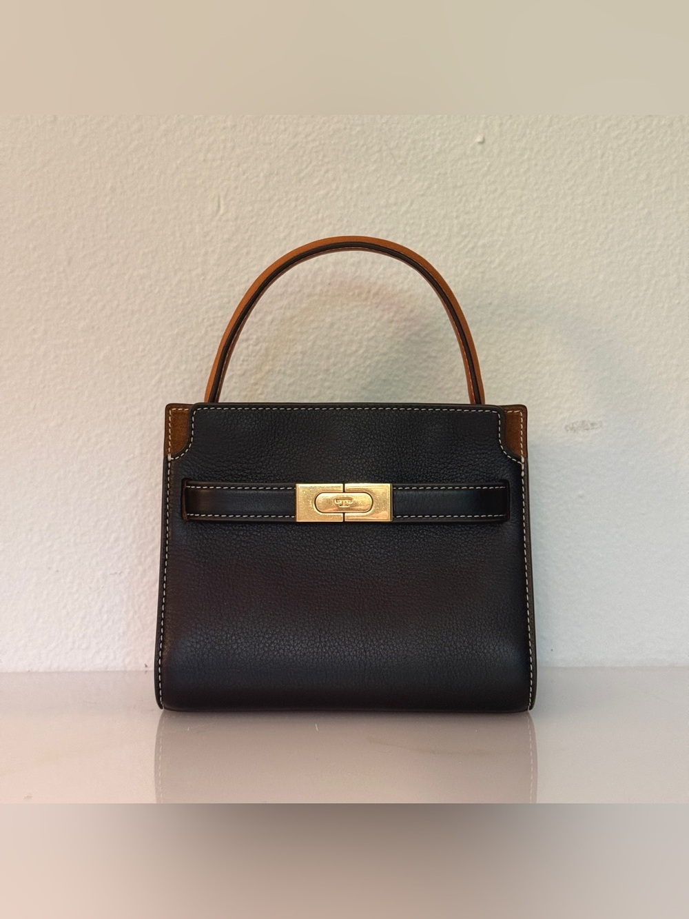 Tory Burch Petite Lee Radziwill Double Bag Black - Original Design